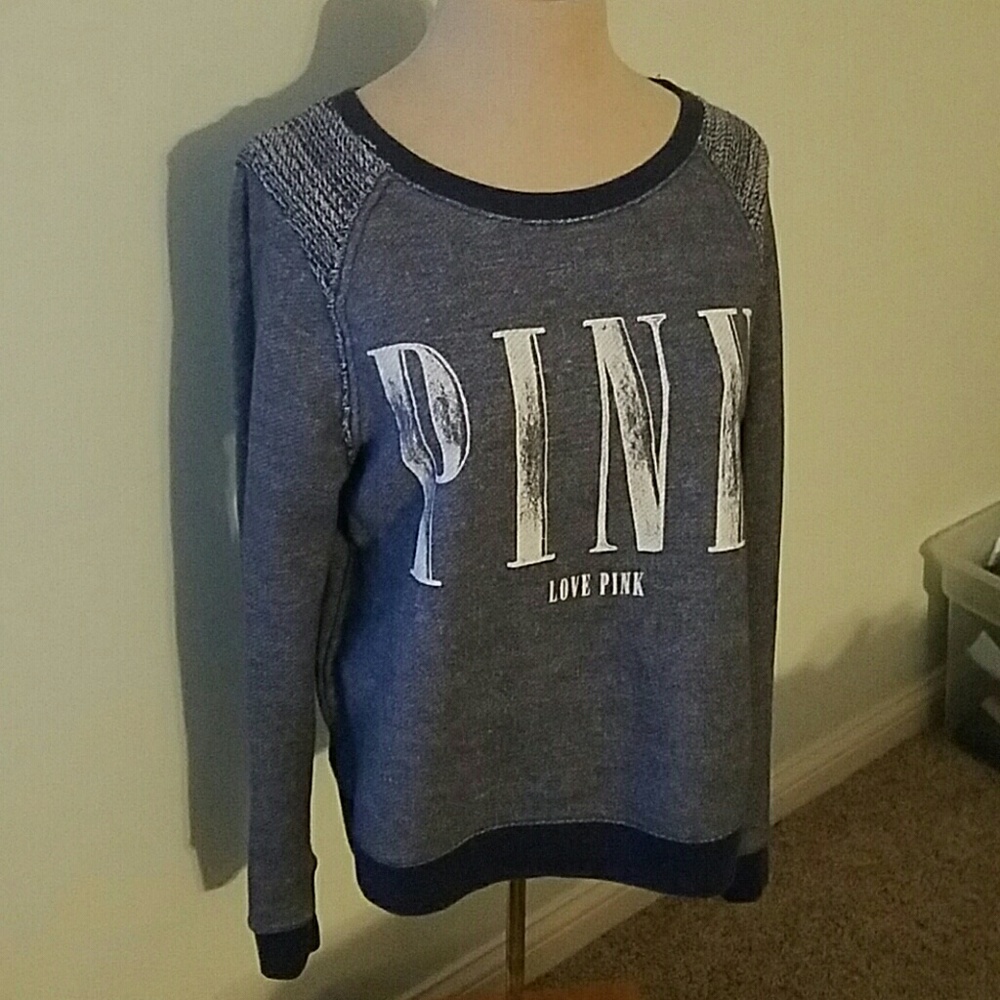 Love Pink sweatshirt blue medium
